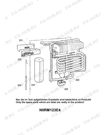 Взрыв-схема холодильника Electrolux RM123K - Схема узла Cooling generator